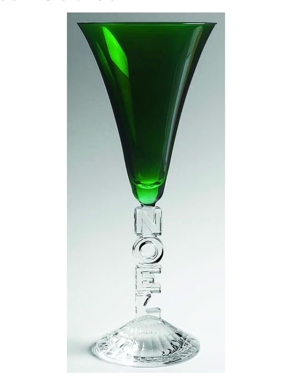 Ew) CristalDArques  Crystal Wine Glass with Clear 'NOEL' Stem Designer Stemware